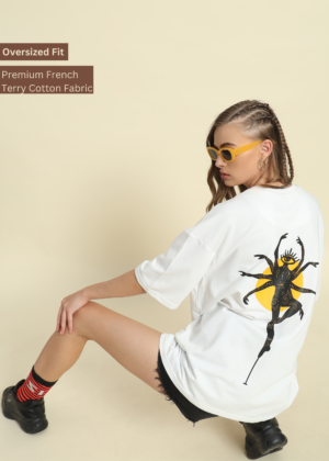 Retro Gamer Chic: Women's Oversized Graphics Tee