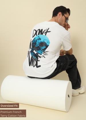 PockMAN Graphic Glory: Oversized Cotton T-Shirt for Fashion-Forward Men