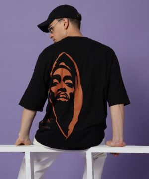 Men Graphic Printed Oversize Pure Cotton Tshirt