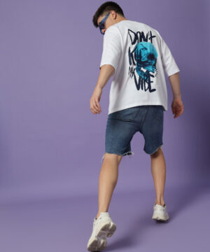 Men Graphic Printed Oversize Pure Cotton Tshirt